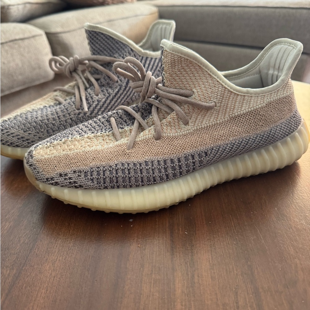 Yeezy Sneakers in Tan and Gray